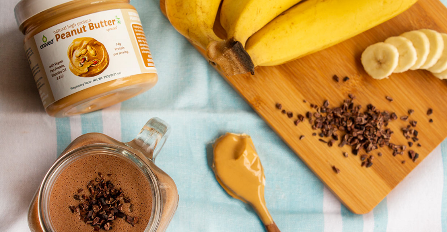 Chocolate Protein Peanut Butter Smoothie