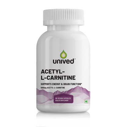 Unived Acetyl-L-Carnitine Brain, Energy & Nerve Health Support Unived Acetyl-L-Carnitine Brain, Energy & Nerve Health Support