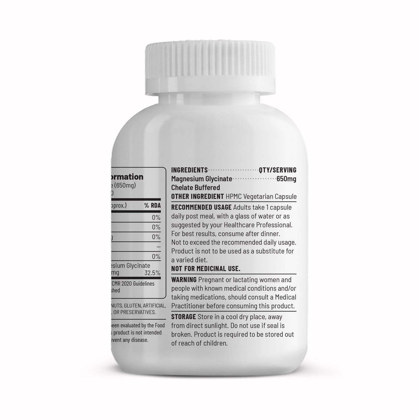 Magnesium Glycinate Chelate Buffered