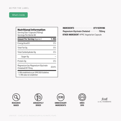 Chelated Magnesium Glycinate Pure